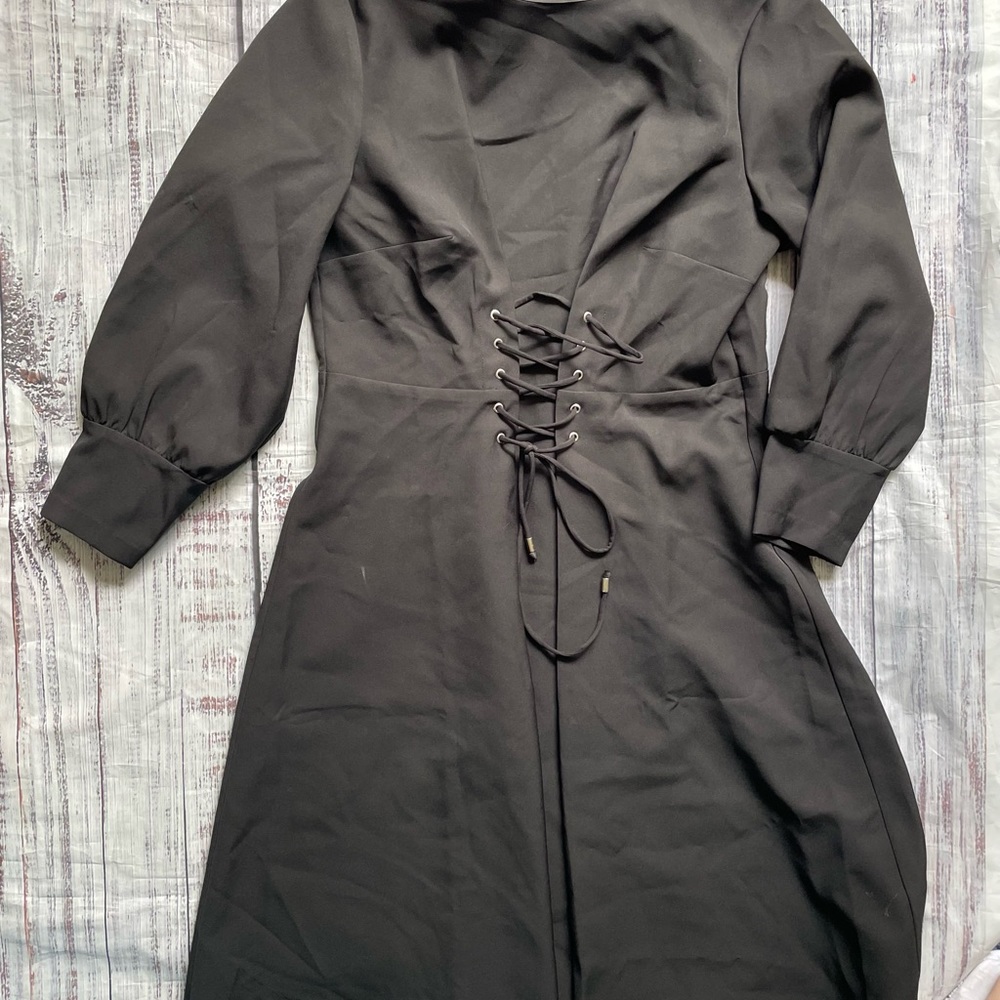 Black corset dress. New